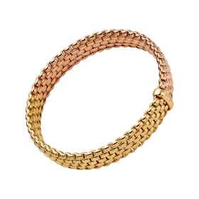         Gelbgold &amp; Roségold, Armschmuck, FOPE Panorama Flex'it Armband 01M04B2_BB_3_XGX_0XS