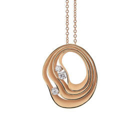         Roségold, Halsschmuck, Cammilli Dune Precious Anhänger mit Halskette GPE2709J