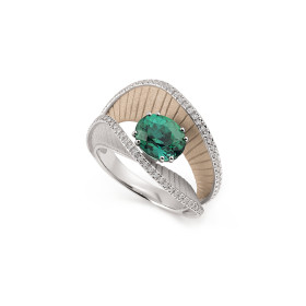         Roségold &amp; Weißgold, Ringe, Cammilli Regina Couture Ring GAN3435B