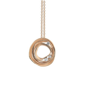         Roségold, Halsschmuck, Cammilli Dune Anhänger mit Halskette GPE0776J