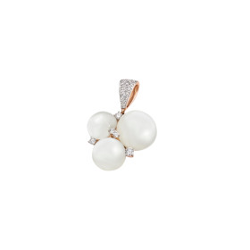         Rotgold, Halsschmuck, Frank Trautz Anhänger Colorelle 3-08994-73-0753