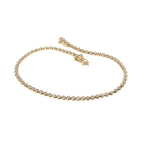         Gelbgold, Armschmuck, Frank Trautz Tennisarmband 6-06860-71-0089