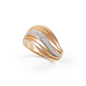         Roségold, Ringe, Cammilli Velaa Pavé Ring GAN3259J