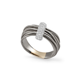         Gold farbig veredelt, Ringe, Cammilli Tie Chic Ring GAN2624E