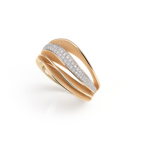         Roségold, Ringe, Cammilli Velaa Pavé Ring GAN3318J