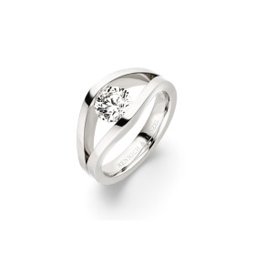         Platin, Ringe, Henrich & Denzel Tensio Solitärring P7500.09000