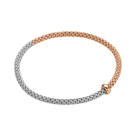         Roségold &amp; Weißgold, Armschmuck, FOPE Prima Flex’it Armband 01M08B2_BB_1_XRX_0XS
