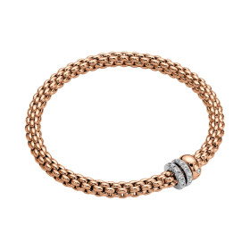         Roségold, Armschmuck, FOPE Solo Flex'it Armband 62506BX_PB_R_BBR_0XS