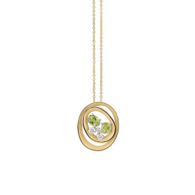         Gelbgold, Halsschmuck, Cammilli Dune Solar Color Anhänger mit Halskette GPE3495UT11