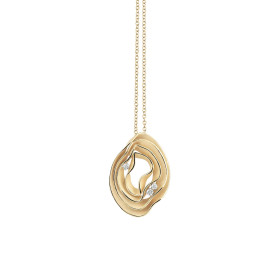        Gelbgold, Halsschmuck, Cammilli Dune Anhänger mit Halskette GPE2444U