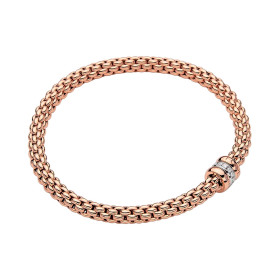         Roségold, Armschmuck, FOPE Solo Flex'it Armband 62106BX_BB_R_RBR_0XS