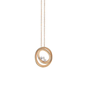         Roségold, Halsschmuck, Cammilli Dune Solar Anhänger mit Halskette GPE3092J