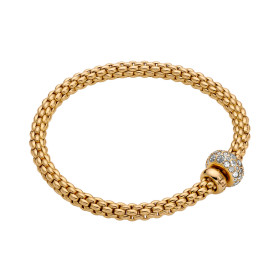         Gelbgold, Armschmuck, FOPE Solo Flex'it Armband 61206BX_PB_G_GGX_0XS