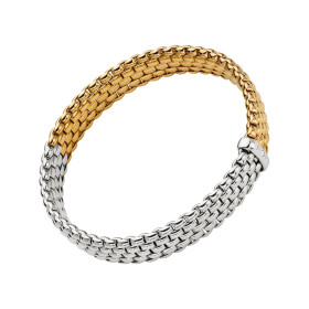         Gelbgold &amp; Weißgold, Armschmuck, FOPE Panorama Flex'it Armband 01M04B2_BB_2_XBX_0XS