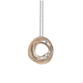         Roségold, Halsschmuck, Cammilli Dune Anhänger mit Halskette GPE0776N
