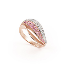        Roségold, Ringe, Cammilli Velaa Color Ring GAN3299V02P