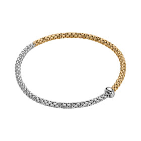         Gelbgold &amp; Weißgold, Armschmuck, FOPE Eka Flex'it Armband 01M01B2_BB_2_XBX_0XS