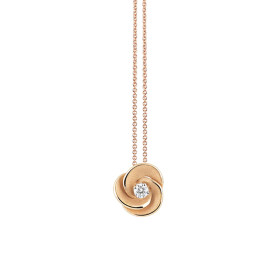         Roségold, Halsschmuck, Cammilli Desert Rose Anhänger mit Halskette GPE3234J