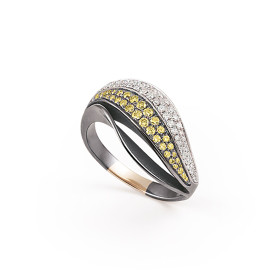         Gold farbig veredelt, Ringe, Cammilli Velaa Color Ring GAN3299V07E