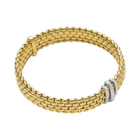         Gelbgold, Armschmuck, FOPE Panorama Flex'it Armband 58704BX_PB_G_BBB_0XS