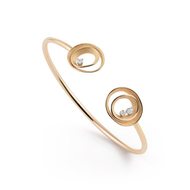         Roségold, Armschmuck, Cammilli Dune Solar Armreif