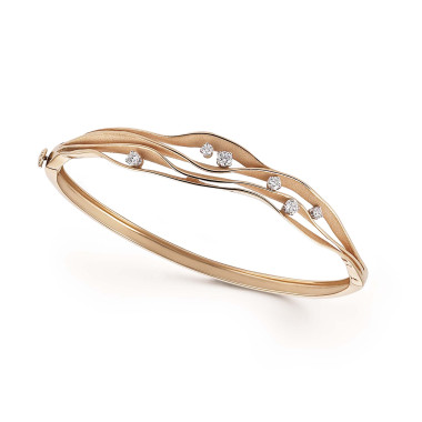         Roségold, Armschmuck, Cammilli Dune Armreif