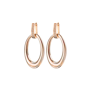         Roségold, Ohrringe, Emil Kraus Ellipse E170 Ohrringe