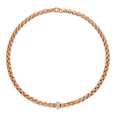         Roségold, Halsschmuck, FOPE Eka Flex'it Collier