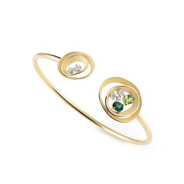         Gelbgold, Armschmuck, Cammilli Dune Solar Color Armreif