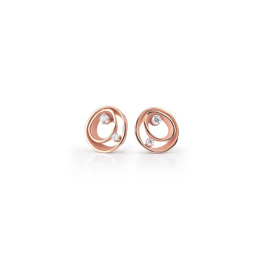         Roségold, Ohrringe, Cammilli Dune Ohrringe