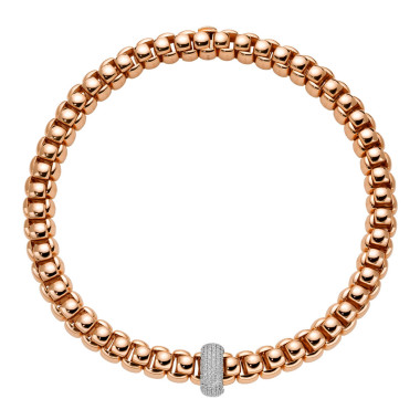         Roségold, Halsschmuck, FOPE Luna Halskette