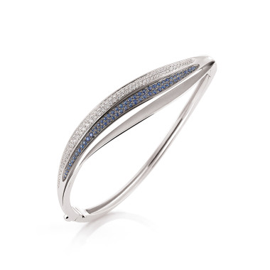         Weißgold, Armschmuck, Cammilli Velaa Color Armreif
