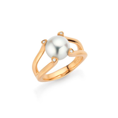         Roségold, Ringe, Gellner Wave Ring