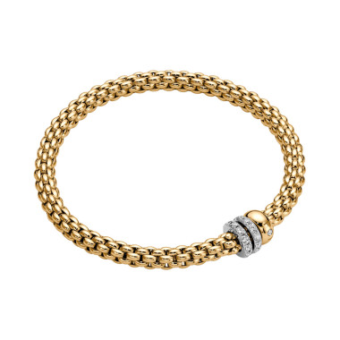         Gelbgold, Armschmuck, FOPE Solo Flex'it Armband