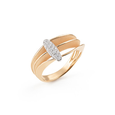         Roségold, Ringe, Cammilli Dune Chic Pavé Ring