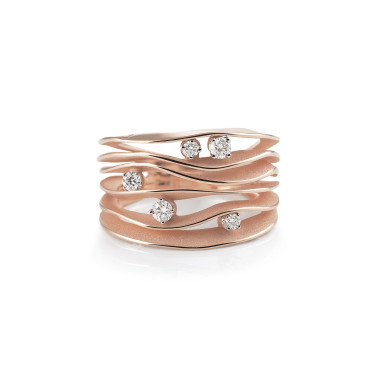         Roségold, Ringe, Cammilli Dune Ring