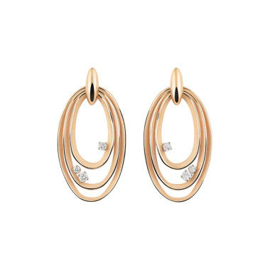         Roségold, Ohrringe, Cammilli Dune Chic Ohrringe