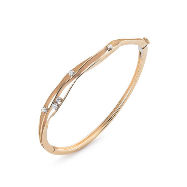         Roségold, Armschmuck, Cammilli Dune Armreif