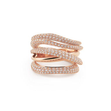         Roségold, Ringe, Cammilli Firenze Pavé Ring