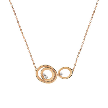         Roségold, Halsschmuck, Cammilli Dune Solar Collier