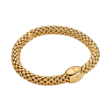         Gelbgold, Armschmuck, FOPE Love Nest Flex'it Armband