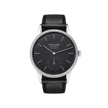         Damen- und Herrenuhr, Automatik, NOMOS Glashütte Orion neomatik new black