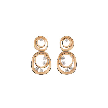         Roségold, Ohrringe, Cammilli Dune Loops Ohrringe