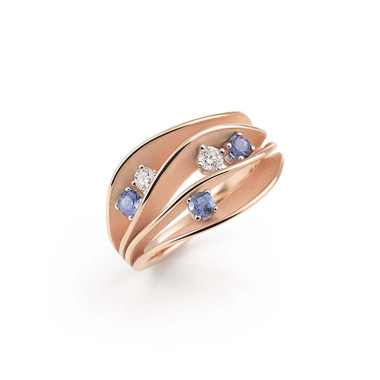         Roségold, Ringe, Cammilli Dune Color Ring