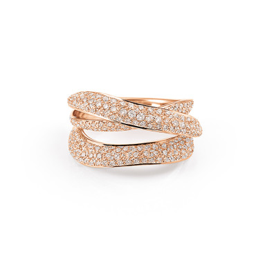         Roségold, Ringe, Cammilli Firenze Pavé Ring