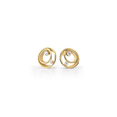         Gelbgold, Ohrringe, Cammilli Dune Ohrringe