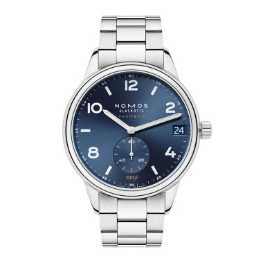         Herrenuhr, Automatik, NOMOS Glashütte Club Sport neomatik 42 Datum blau