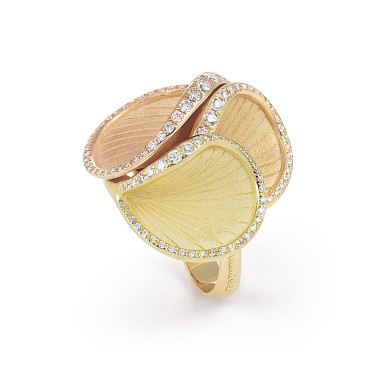         Gelbgold, Ringe, Cammilli Musa Ring