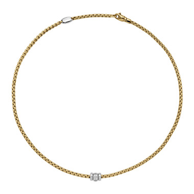        Gelbgold, Halsschmuck, FOPE Eka Halskette