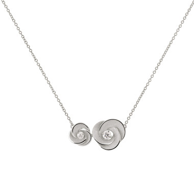        Weißgold, Halsschmuck, Cammilli Desert Rose Collier